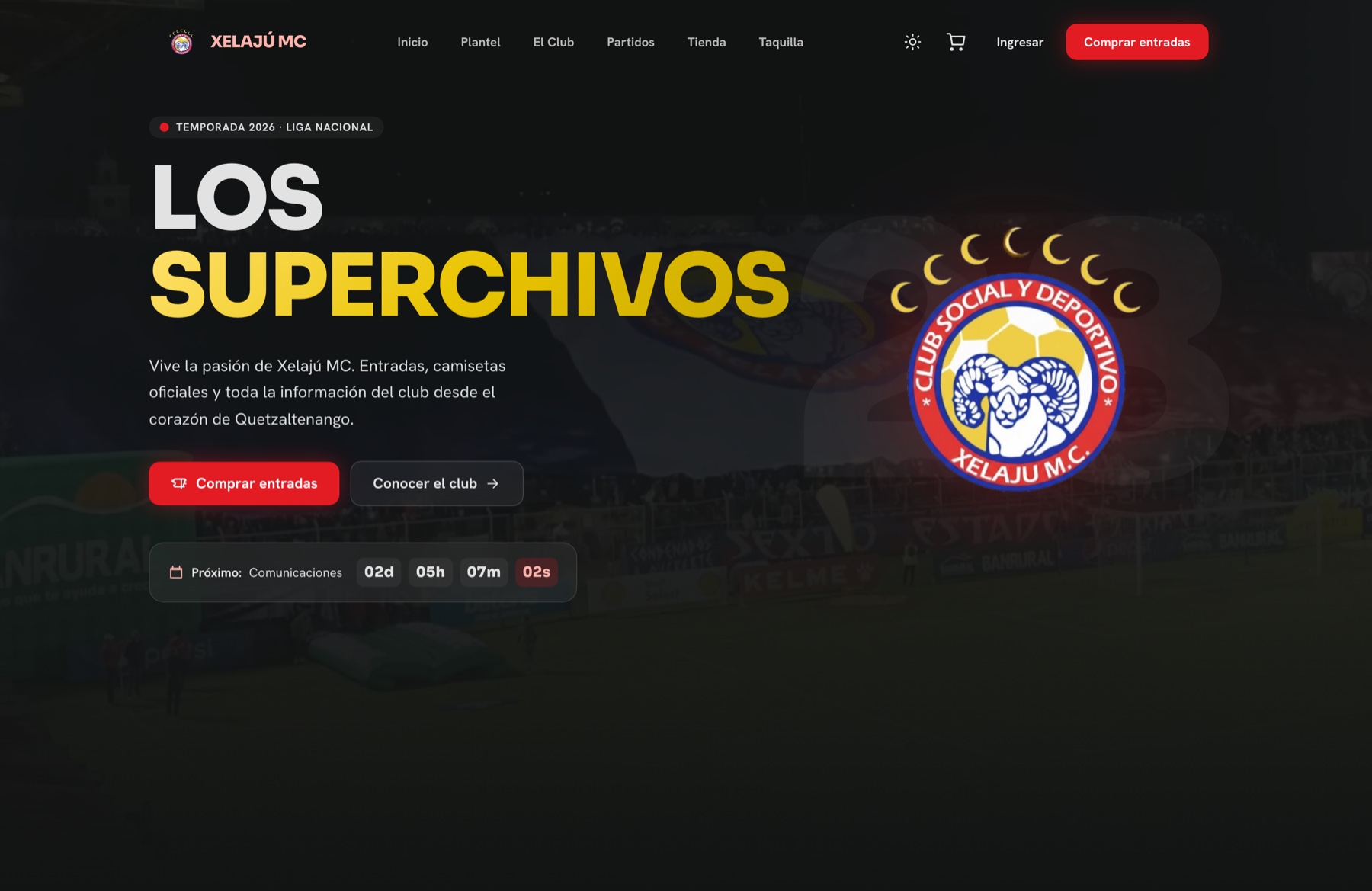 Portada del sitio