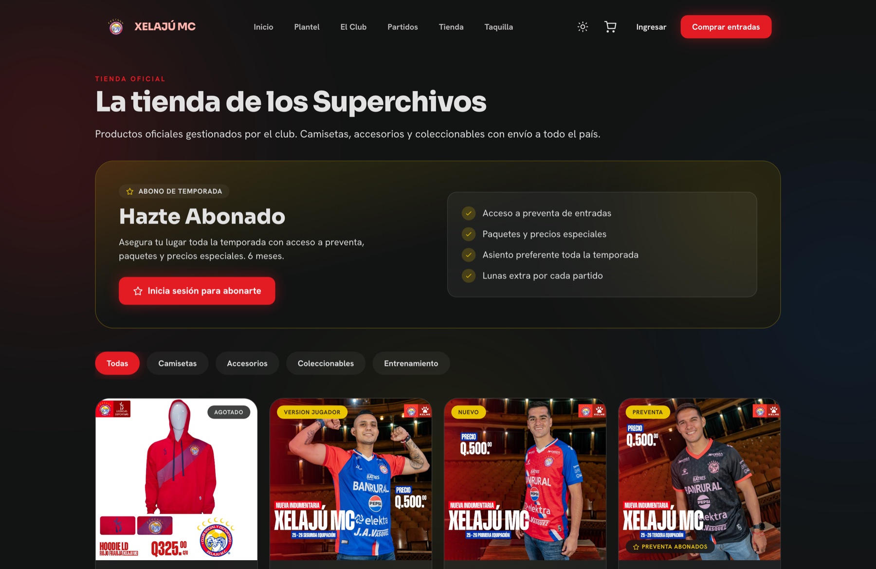 Tienda oficial